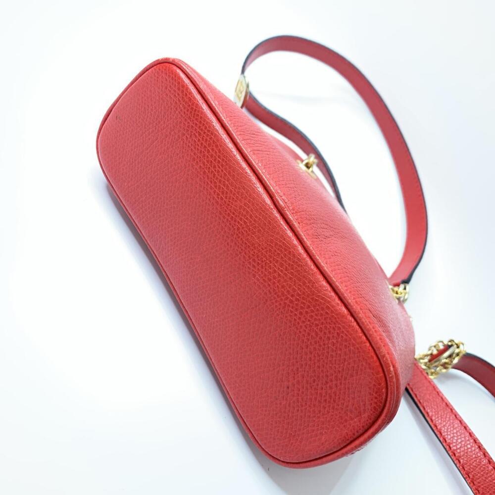 CELINE Shoulder Bag Red - Picture 5 of 6